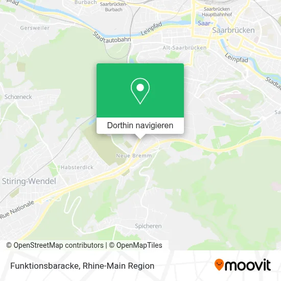 Funktionsbaracke Karte