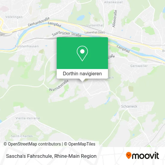 Sascha's Fahrschule Karte