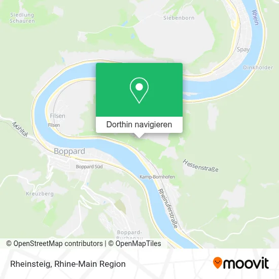 Rheinsteig Karte
