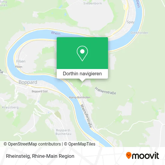 Rheinsteig Karte