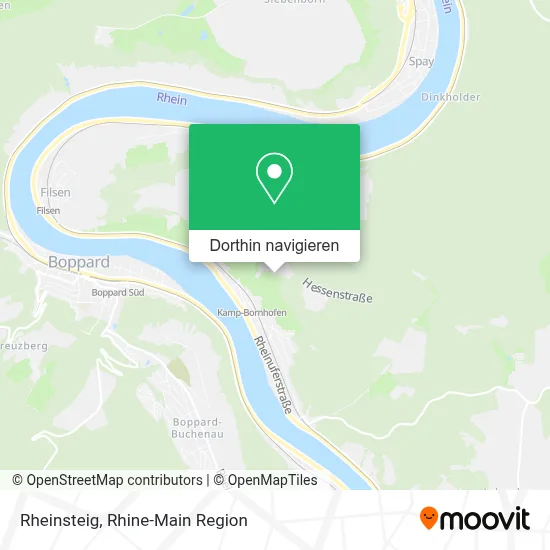 Rheinsteig Karte