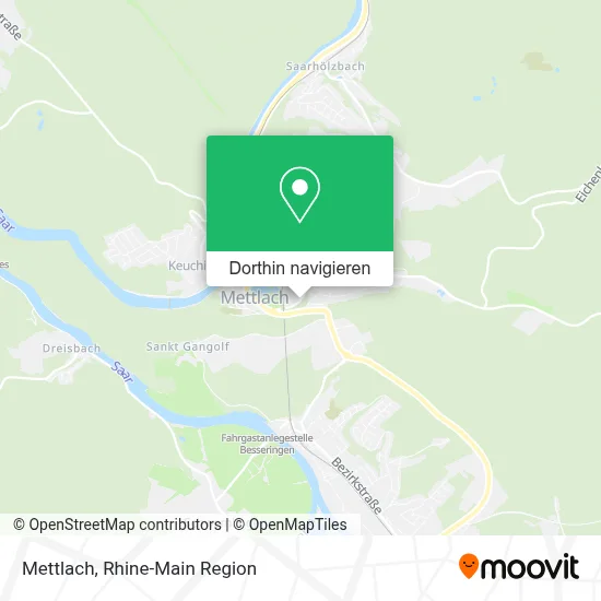 Mettlach Karte