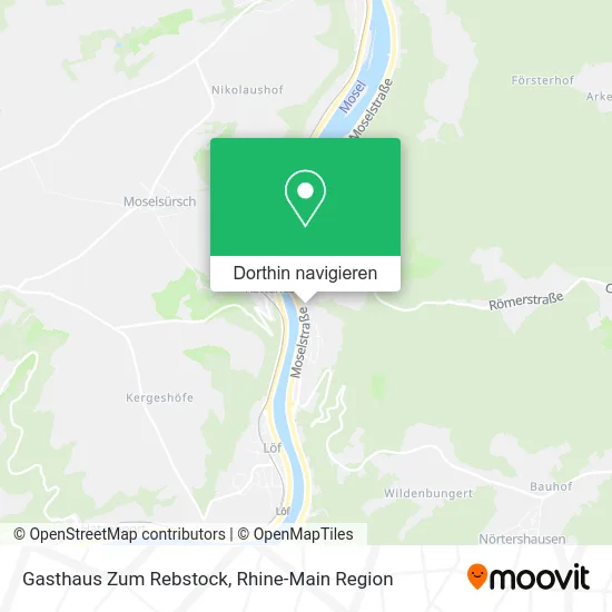 Gasthaus Zum Rebstock Karte