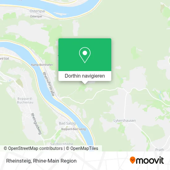 Rheinsteig Karte