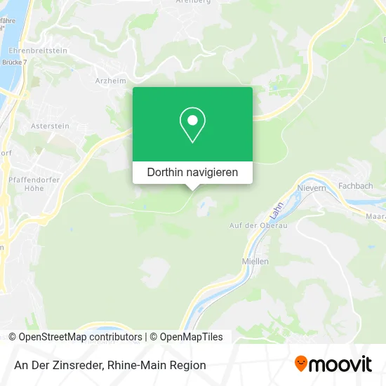 An Der Zinsreder Karte