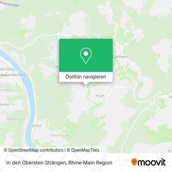 In den Obersten Strängen Karte