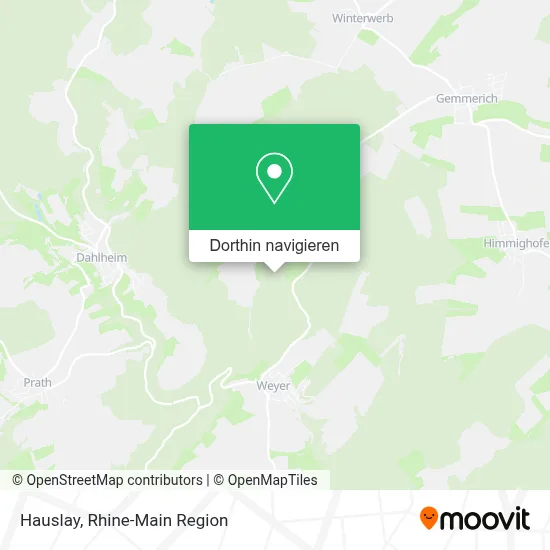 Hauslay Karte