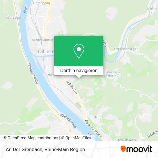 An Der Grenbach Karte