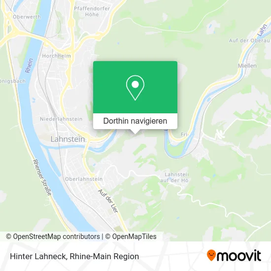 Hinter Lahneck Karte