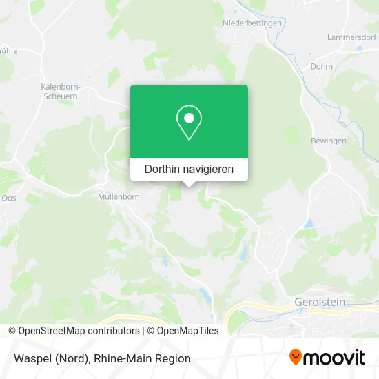 Waspel (Nord) Karte