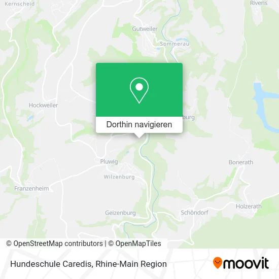 Hundeschule Caredis Karte