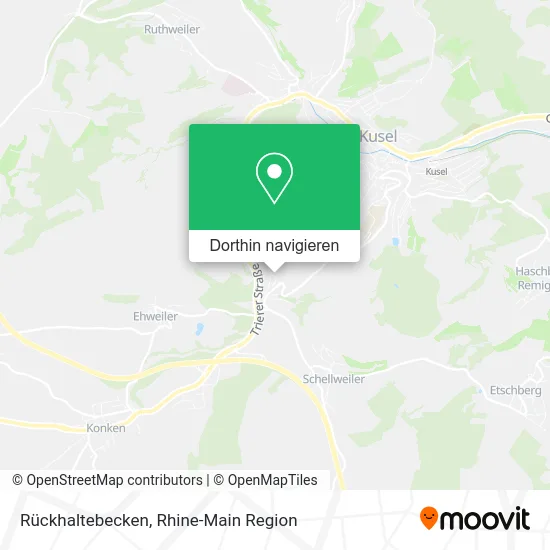 Rückhaltebecken Karte