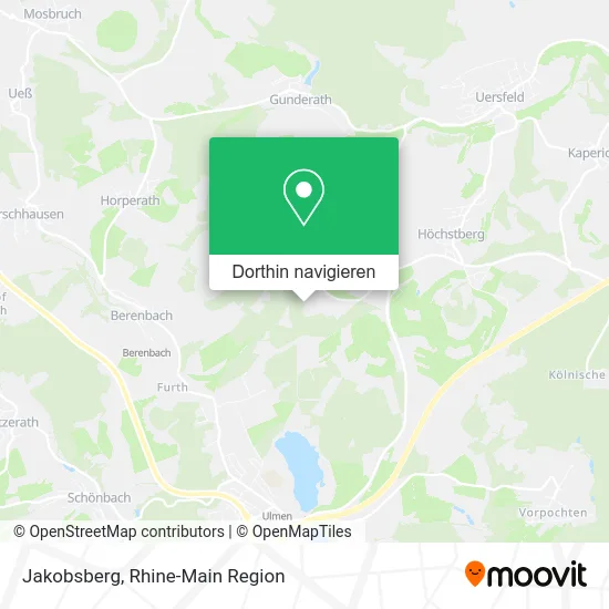 Jakobsberg Karte