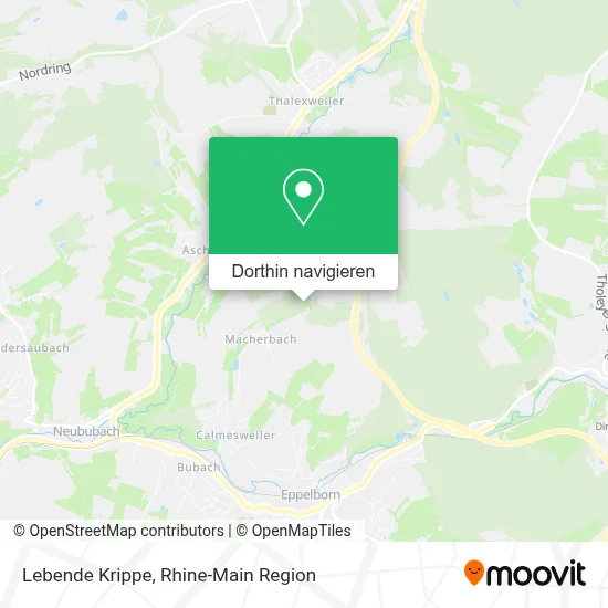 Lebende Krippe Karte