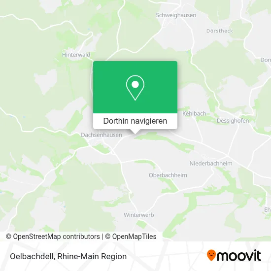 Oelbachdell Karte