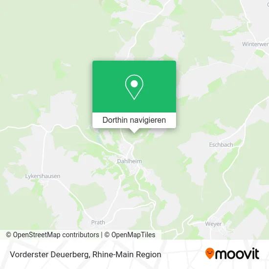 Vorderster Deuerberg Karte