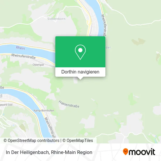 In Der Heiligenbach Karte