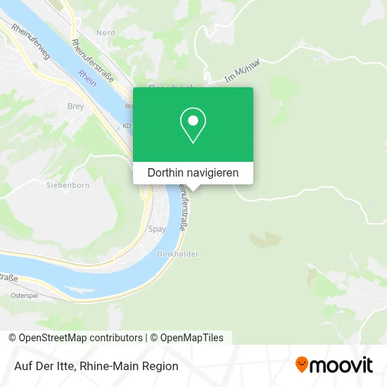 Auf Der Itte Karte