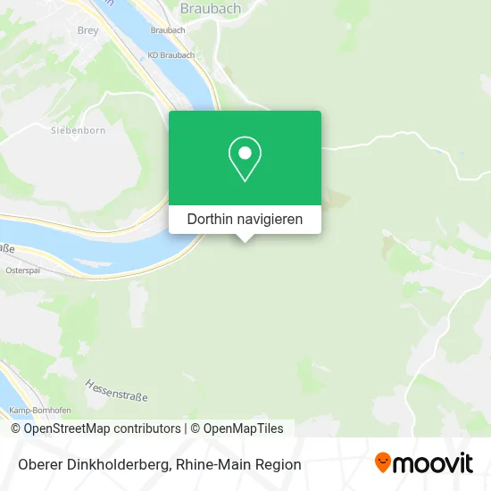 Oberer Dinkholderberg Karte