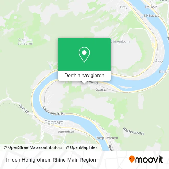In den Honigröhren Karte