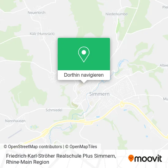 Friedrich-Karl-Ströher Realschule Plus Simmern Karte