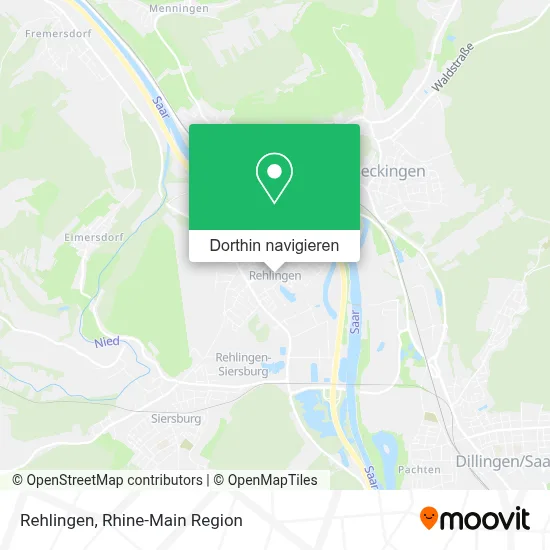 Rehlingen Karte