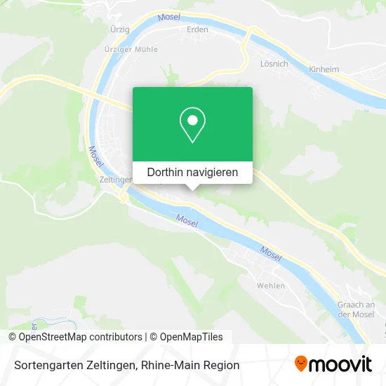 Sortengarten Zeltingen Karte
