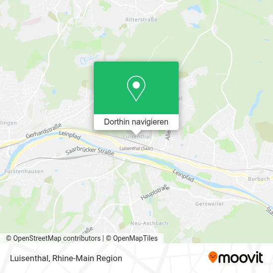 Luisenthal Karte