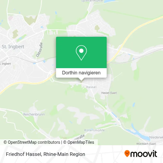 Friedhof Hassel Karte