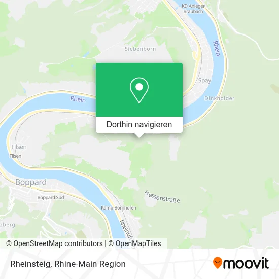 Rheinsteig Karte