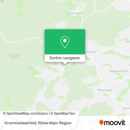 Krummwieserfeld Karte