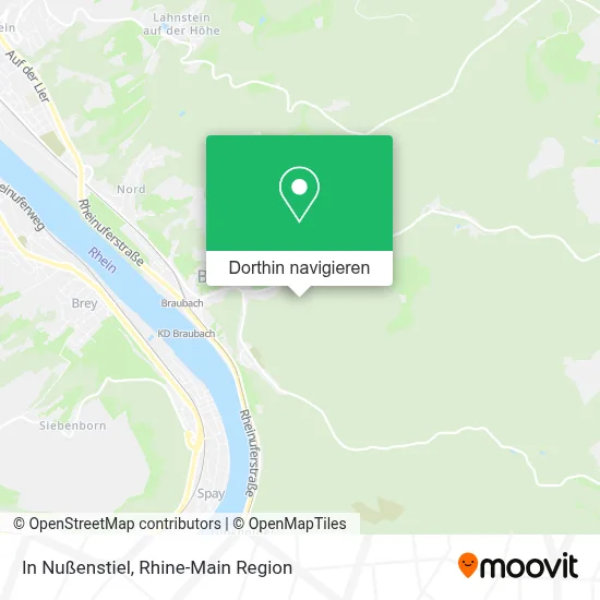 In Nußenstiel Karte