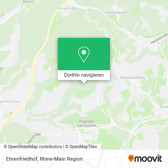 Ehrenfriedhof Karte