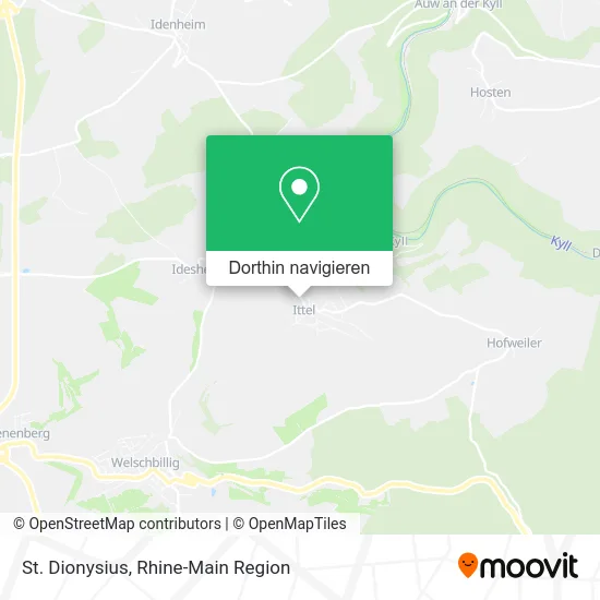 St. Dionysius Karte