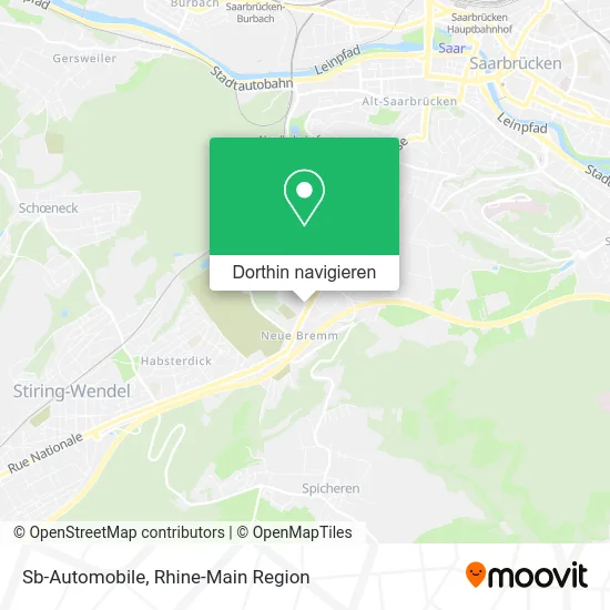 Sb-Automobile Karte