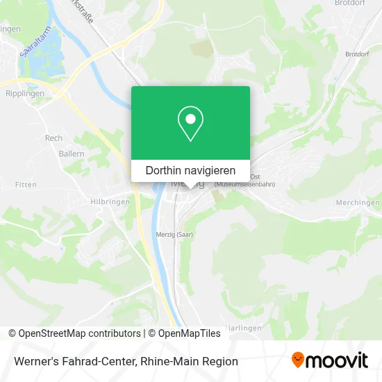 Werner's Fahrad-Center Karte