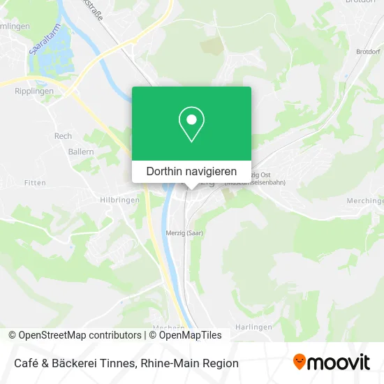 Café & Bäckerei Tinnes Karte