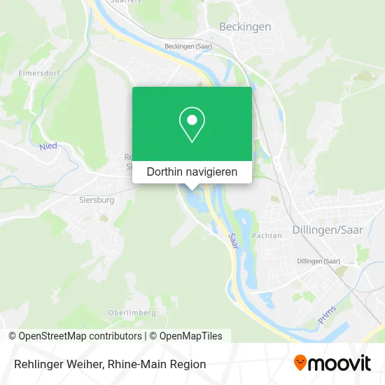 Rehlinger Weiher Karte