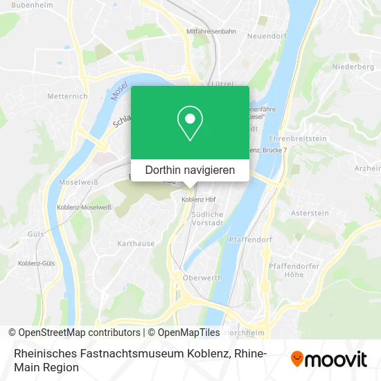 Rheinisches Fastnachtsmuseum Koblenz Karte