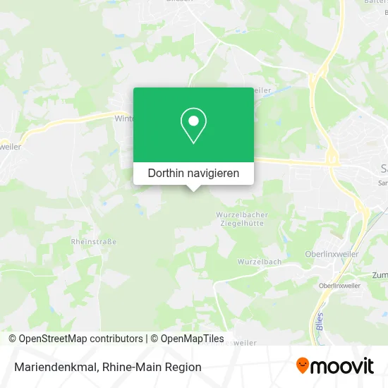 Mariendenkmal Karte