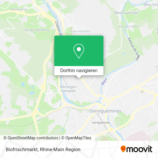 Biofrischmarkt Karte