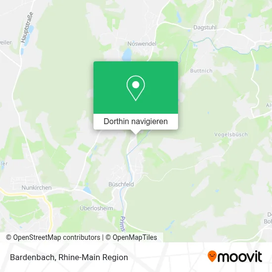 Bardenbach Karte