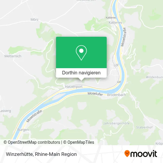 Winzerhütte Karte