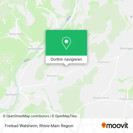 Freibad Walsheim Karte