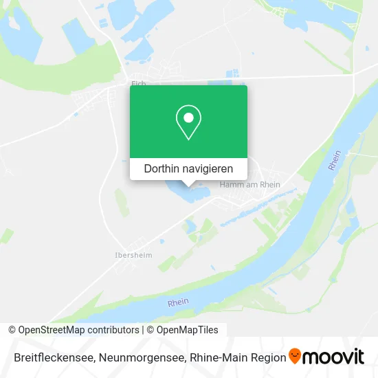 Breitfleckensee, Neunmorgensee Karte