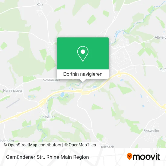 Gemündener Str. Karte