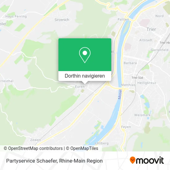 Partyservice Schaefer Karte