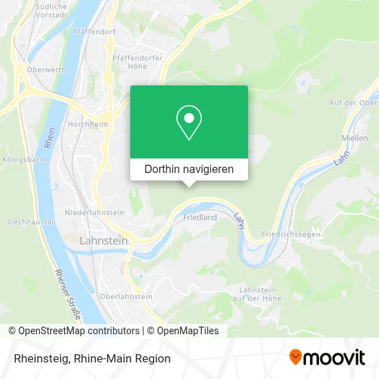 Rheinsteig Karte