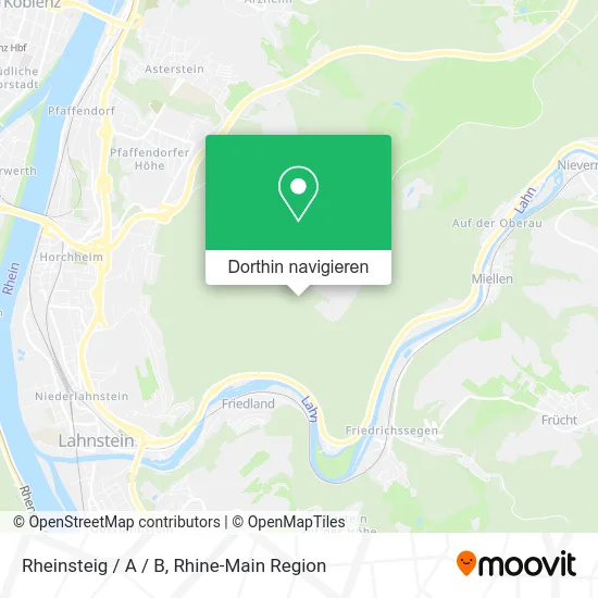 Rheinsteig / A / B Karte