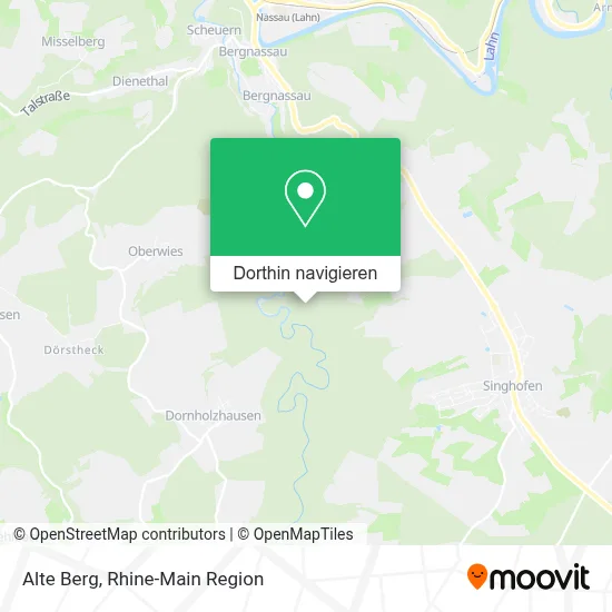Alte Berg Karte